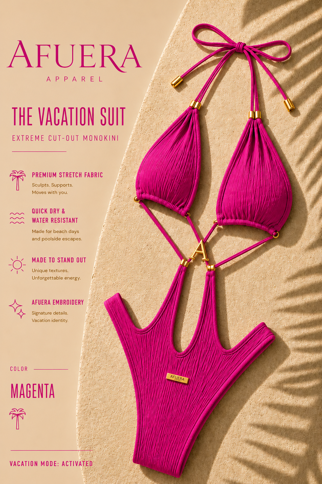 🦩 Flamingo – Premium Monokini